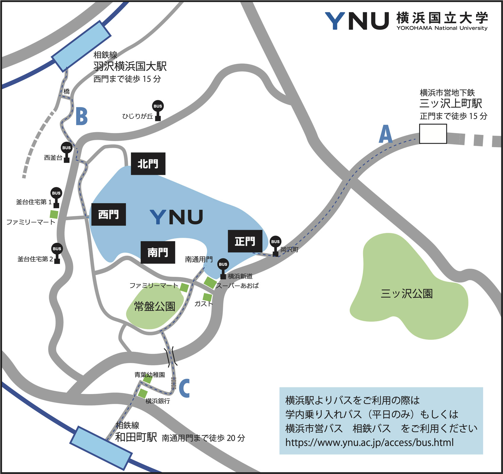 駅からのアクセス地図